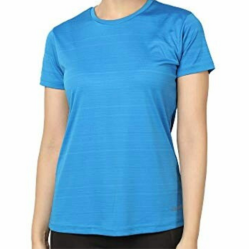 Women Polyester Round Neck T-shirt