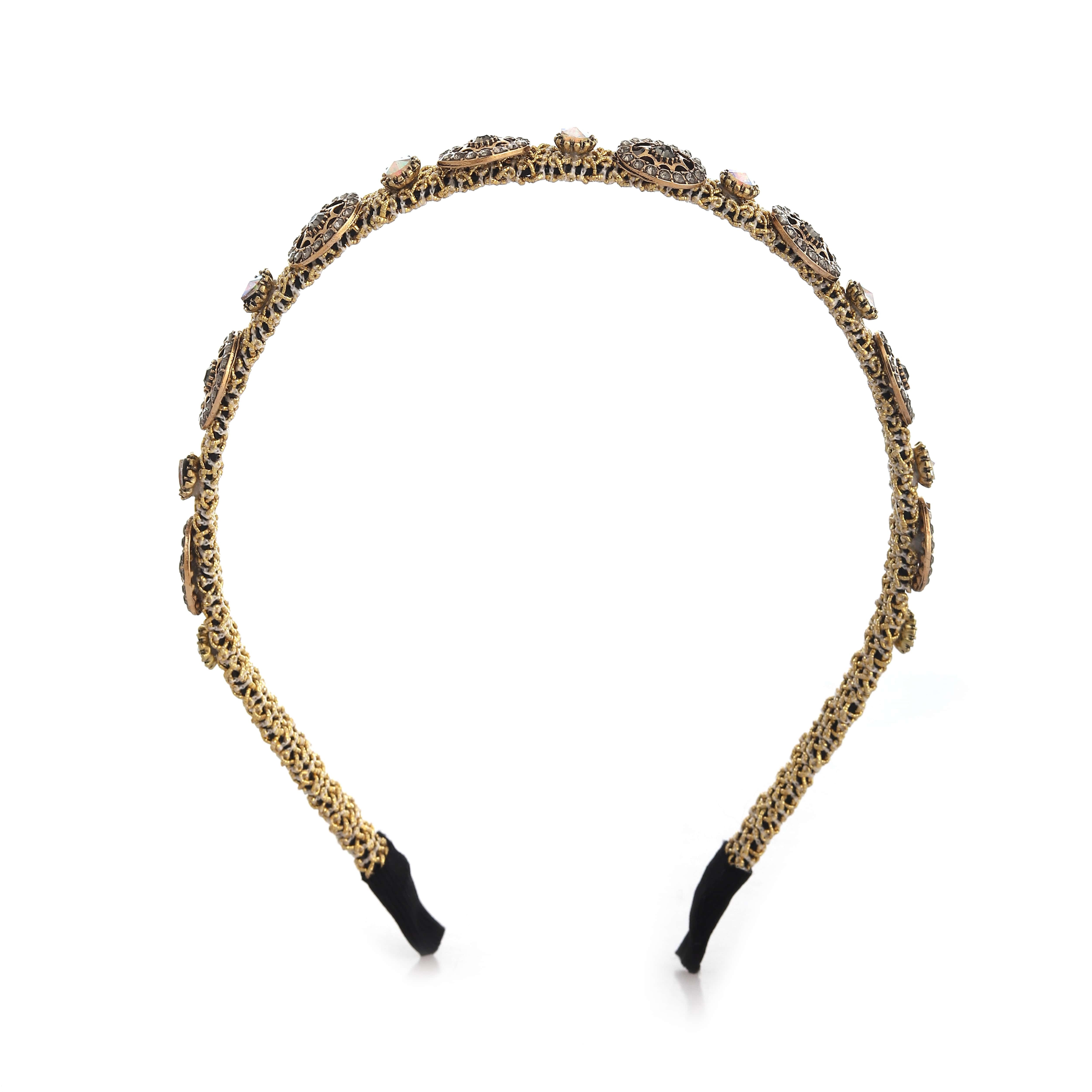 Stylish Metallic Golden Hairband