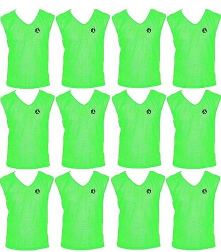 SAS Sports Football Bibs Set Of 12 Green L