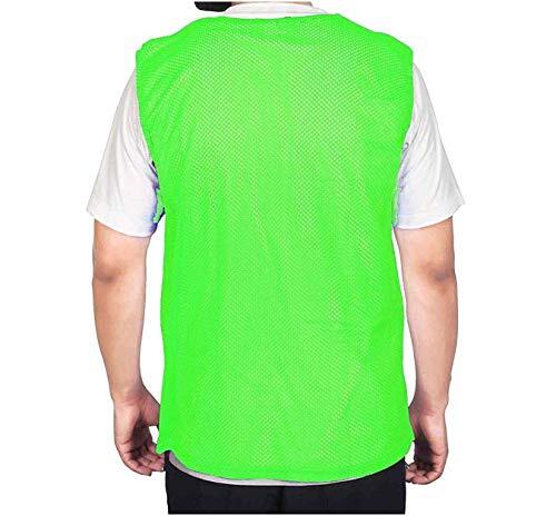 SAS Sports Football Bibs Set Of 12 Green L