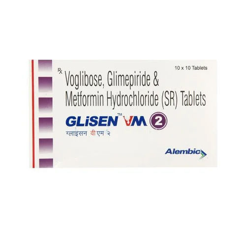 Voglibose Glimepiride And Metformin Hydrochloride Sr 2Mg Tablets - Drug Type: General Medicines