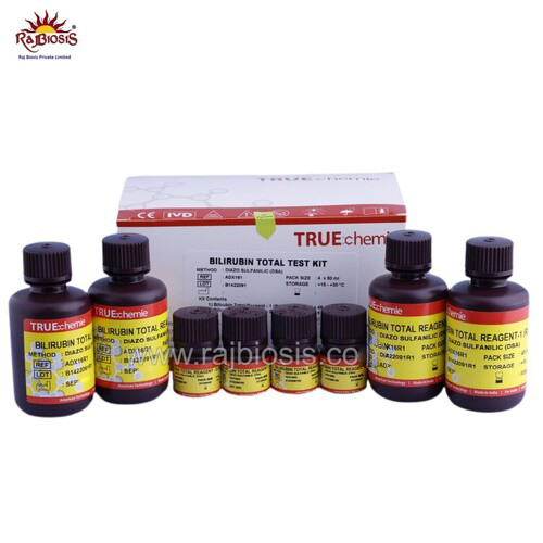 TRUEchemie Bilirubin Total  Direct Test Kit 4x50ml