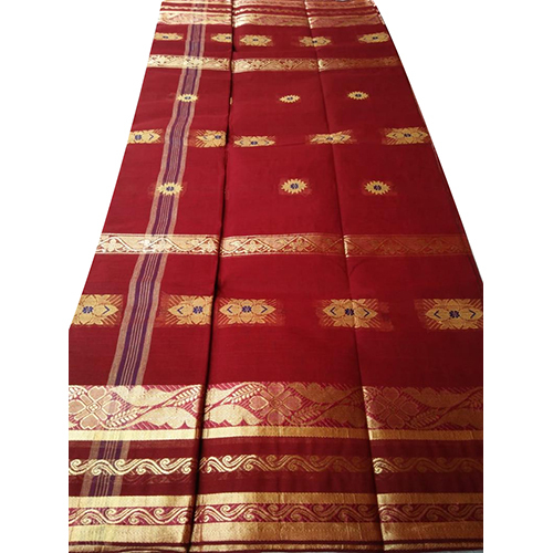 Pure Cotton TANTH Weaving Handloom Saree