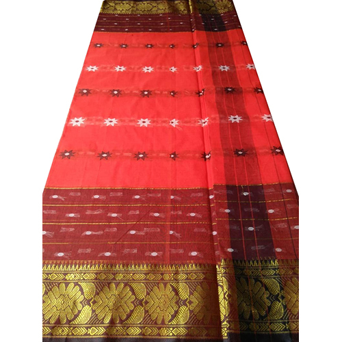 Gangarampor Pure Cotton TANTH Weaving Saree