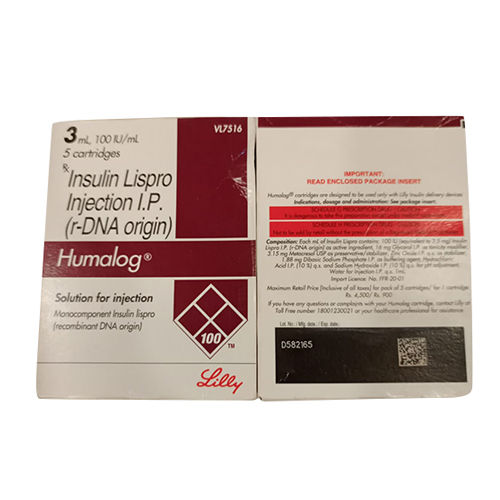 Liquid Insulin Lispro Injection Ip