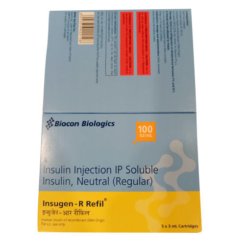 Liquid Insulin Injection Ip Soluble