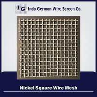 Nickel Square Wire Mesh - Color: Silver