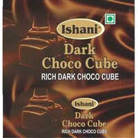 Dark Chocolate Cube Packaging Pouch - Color: Multicolor