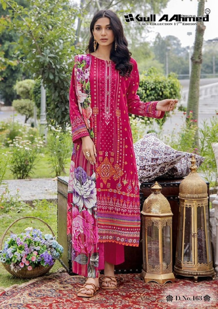 Gull Ahmed Lawn Collection Vol-17 -Dress Material