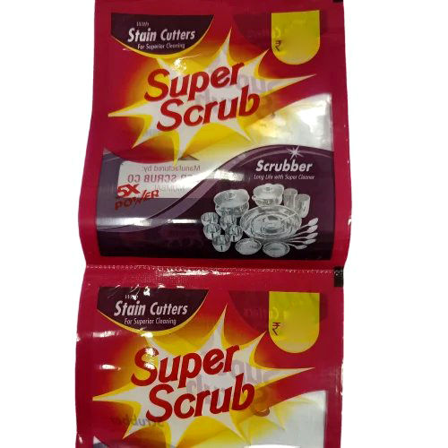 Super Scrub Packaging Pouch Black SS