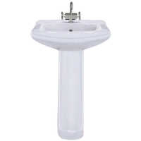 White Sophia Pedestal Wash Basin