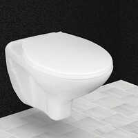 Wall Mount Western Toilet - Color: White