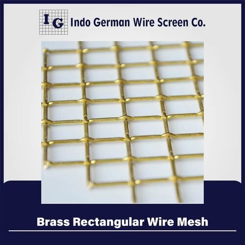 Brass Rectangular Wire Mesh