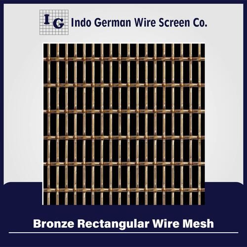 Bronze Rectangular Wire Mesh