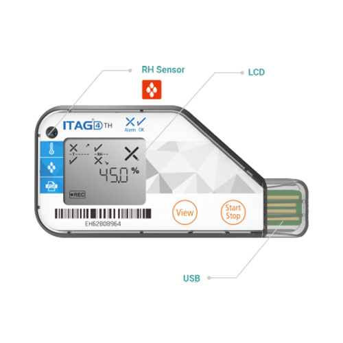 Tempsen Single Use Data Logger for RH and Temp