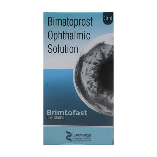 Bimatoprost Ophthalmic Solution - Eye Drop Liquid, Suitable for All Ages, Enhances Eyelash Growth, Lowers Intraocular Pressure  