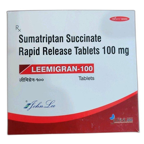 100mg Sumatriptan Succinate Rapid Release Tablets