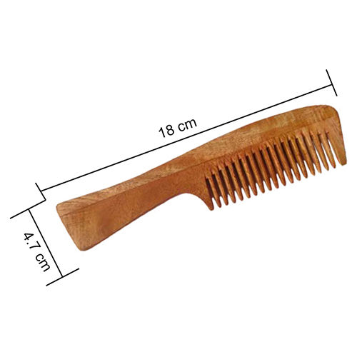 Neem Handle Wooden Comb - Gender: Female