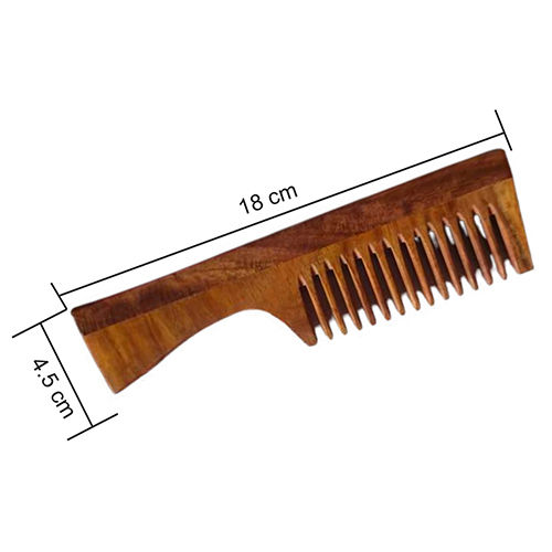 Shisam Handle Wooden Comb - Gender: Female