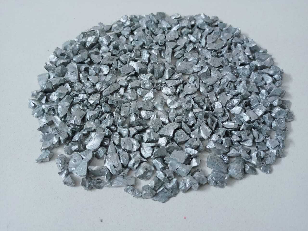 premium quality silver coated glass stone crushed chips