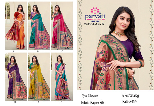 Figure Concept Paithani Saree For Marathi Traditions-25354