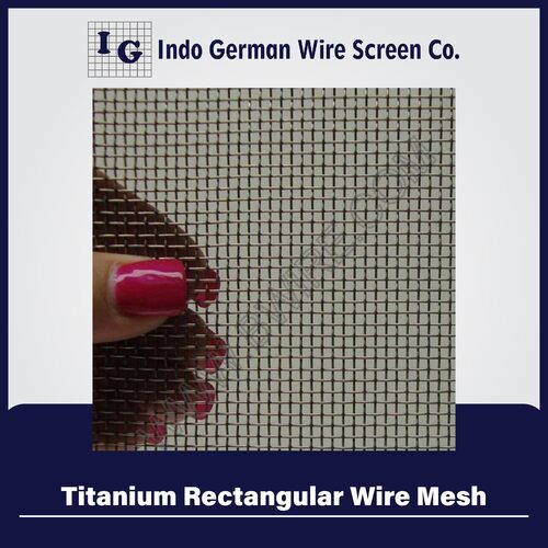 Titanium Rectangular Wire Mesh