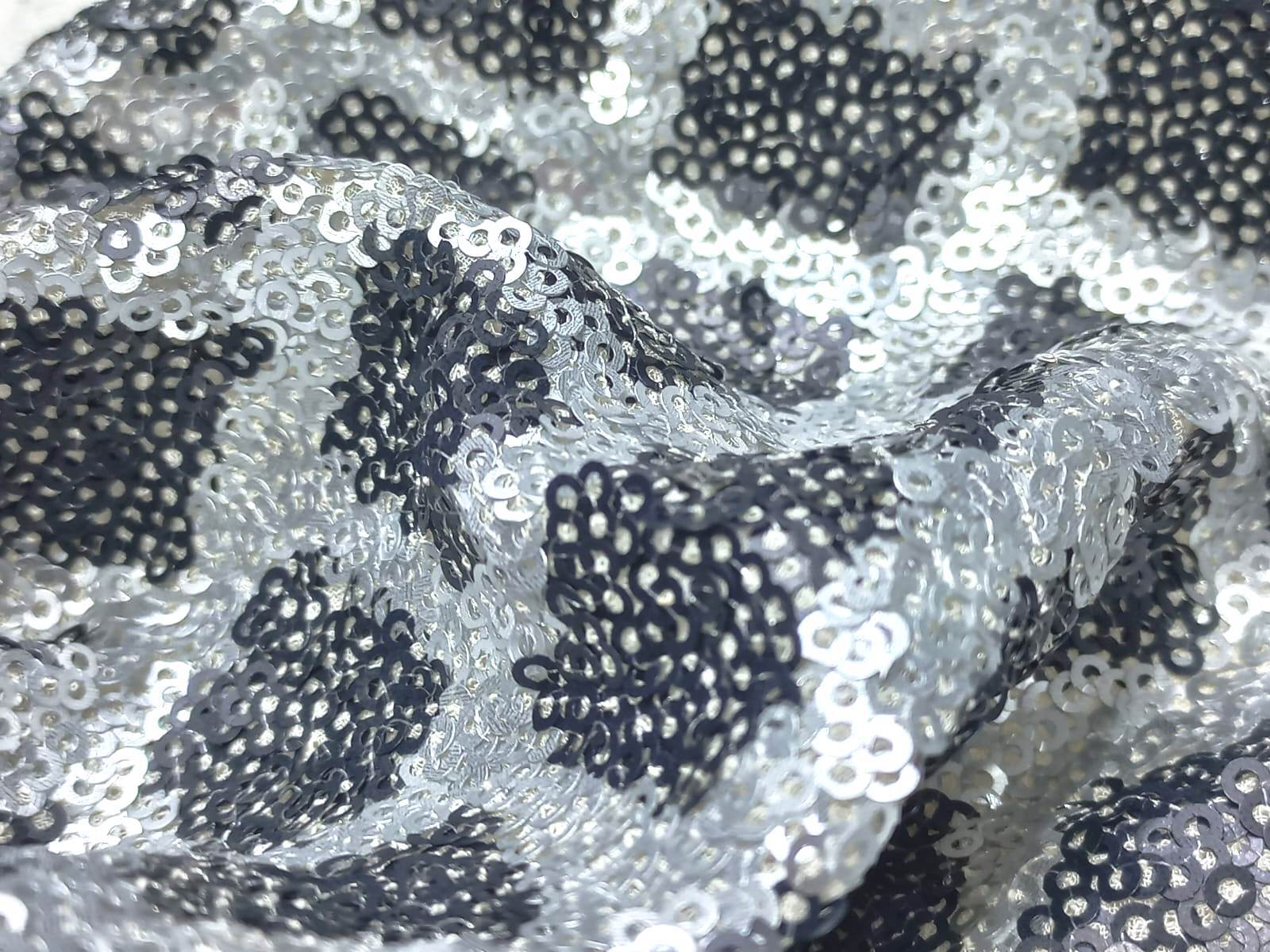 Sequin embroidered fabric wholesale