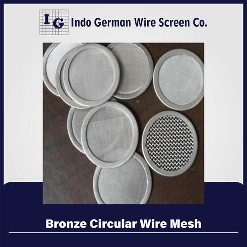 Bronze Circular Wire Mesh