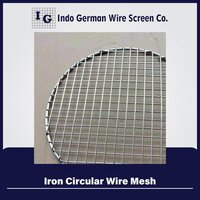 Iron Circular Wire Mesh - Color: Silver