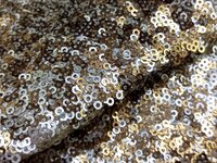 Gold sequin fabric for women garment wholesale