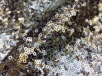 Gold sequin fabric for women garment wholesale