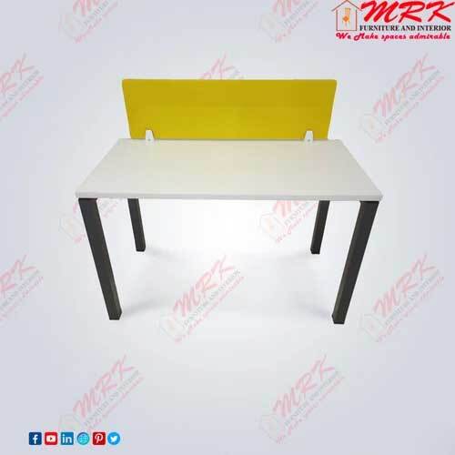 Metal Leg Linear Workstations Single Seater