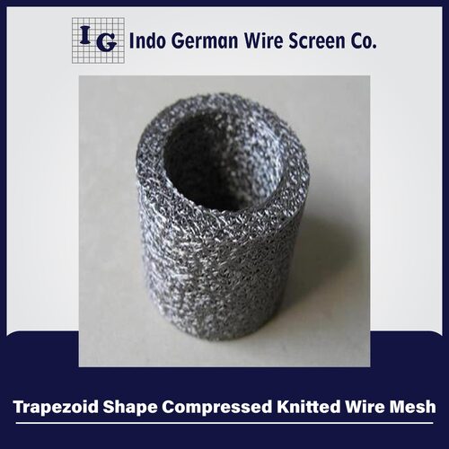 Cylinder Shape Compressed Knitted Wire Mesh