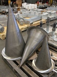 Conical Type Strainer - Color: Silver