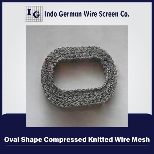 Oval Shape Compressed Knitted Wire Mesh