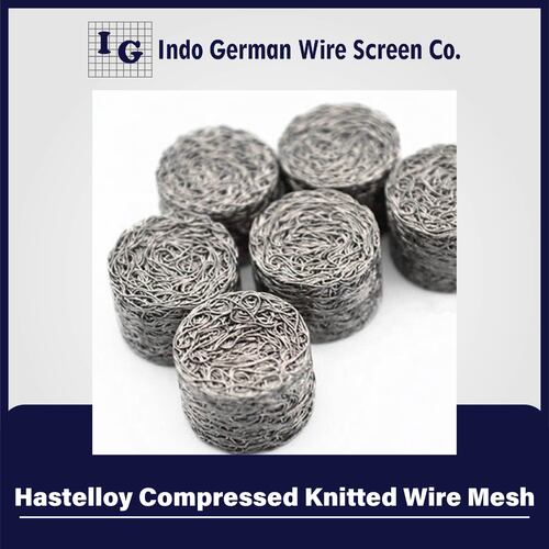 Hastelloy Compressed Knitted Wire Mesh