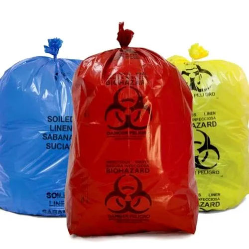 Transplant And All Color As Per Requirements Printed Plastic Biohazard Bag