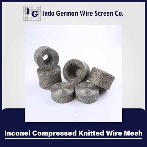 Inconel Compressed Knitted Wire Mesh
