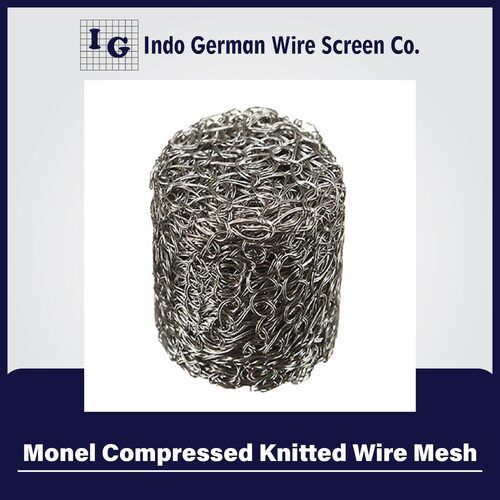 Brass Compressed Knitted Wire Mesh