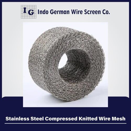 Stainless Steel Compressed Knitted Wire Mesh