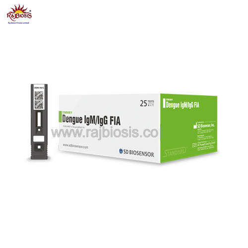Standard F Dengue Igm/Igg Fia Test Kit - Color: White And Green
