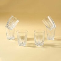 Uniglass Mont Blanc Imported Water and Juice Glass Set 145ml Set of 6 Small