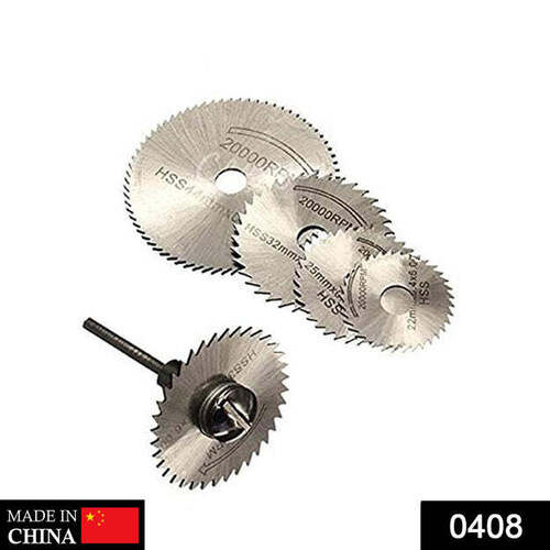 6PCS METAL HSS CIRCULAR SAW BLADE SET CUTTING DISCS FOR ROTARY TOOL (0408)