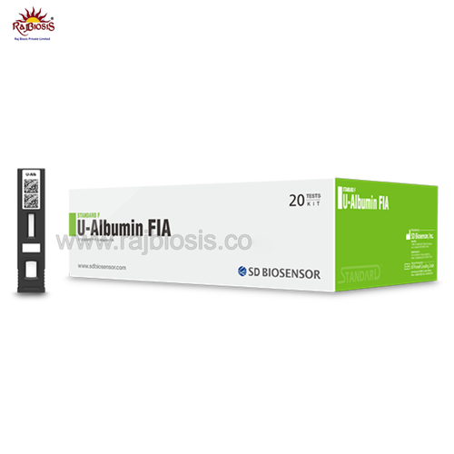 Standard F U-Albumin Fia Test Kit - Color: White And Green