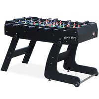 Black Folding Foosball Soccer Table