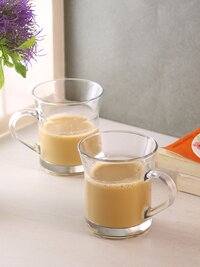 Uniglass Imported Miami Glass CoffeeTea Mugs Sets 300ml