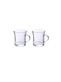 Uniglass Imported Miami Glass CoffeeTea Mugs Sets 300ml