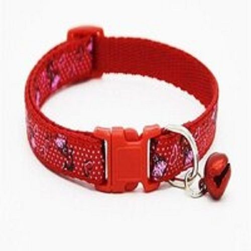 Red Cotton Cat Collar - Application: Dog