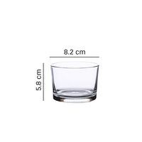 UNIGLASS Grande Imported Glass DessertPudding Bowls Set 200ml Set of 6 Small