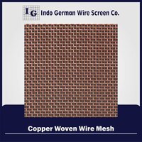 Copper Woven Wire Mesh - Aperture: Custom Or Standard Apertures From 0.15 Mm To 2 Mm
